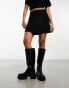 Фото #2 товара New Look wrap mini skirt in black