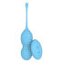 Фото #1 товара Вагинальные шарики S Pleasures Monsoon Синий Силикон Пастельно-голубой