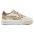 Фото #1 товара Puma Cali Court No Filter Lace Up Womens Beige, Off White Sneakers Casual Shoes