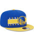 Фото #3 товара Men's Royal Golden State Warriors Banded Stars 9FIFTY Snapback Hat