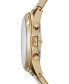 ფოტო #2 პროდუქტის Men's Chronograph Gold-Tone Stainless Steel Bracelet Watch 44mm