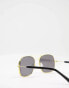 Spitfire Born to Lose aviator sunglasses in gold