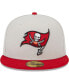 Фото #3 товара Men's Khaki, Red Tampa Bay Buccaneers Super Bowl Champions Patch 59FIFTY Fitted Hat