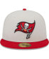 Men's Khaki, Red Tampa Bay Buccaneers Super Bowl Champions Patch 59FIFTY Fitted Hat Khaki, Red, 8 - фото #3