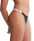 Фото #3 товара Women's Modern Logo Dipped String Thong Underwear QD5157