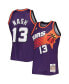 Фото #1 товара Men's Steve Nash Purple Phoenix Suns 1996-97 Hardwood Classics Swingman Jersey