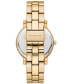 ფოტო #3 პროდუქტის Women's Corey Three-Hand Gold-Tone Alloy Watch 38mm