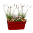 Self-watering planter EDA Tuscan Wall Rectangular Red 79 x 35 x 39 cm