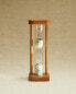 Oak wood hourglass