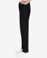 ფოტო #3 პროდუქტის Petite Mid-Rise Pull On Straight Leg Denim Pants, Petite & Petite Short