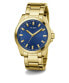 Фото #2 товара Guess Herren Armbanduhr CHAMP gold, blau 44 mm GW0718G2