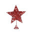 Christmas star Red Steel Plastic