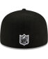 Фото #5 товара Men's Black Las Vegas Raiders 2001 Pro Bowl Patch Up 59FIFTY Fitted Hat