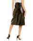 Dodo Bar Or Perla Leather Skirt Women's Black 42