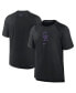 Фото #1 товара Men's Black Colorado Rockies Authentic Collection Pregame Raglan Performance T-Shirt