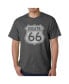 Фото #3 товара Mens Word Art T-Shirt - Route 66