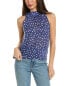 Фото #1 товара Bella Dahl Tie Neck Top Women's Navy Xs