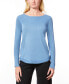 Фото #1 товара Women's Boat Neck Long-Sleeve Sweater, Regular & Petites