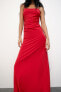 Фото #4 товара Платье в бельевом стиле с драпировкой ZARA