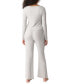 ფოტო #2 პროდუქტის Women's Long-Sleeve Rib Top