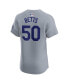 Фото #2 товара Men's Mookie Betts Los Angeles Dodgers Alternate Elite Player Jersey