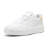 Фото #2 товара Puma Cali Court Leather Lace Up Womens White Sneakers Casual Shoes 39380212