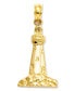 ფოტო #1 პროდუქტის 14k Gold Charm, Lighthouse Charm