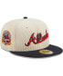 Men's White Atlanta Braves Corduroy Classic 59FIFTY Fitted Hat