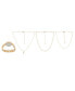 ფოტო #4 პროდუქტის Women's Gold-Tone Bracelet Watch 34mm & 3-Pc. Necklace Gift Set