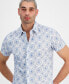 Фото #3 товара Рубашка Guess Regular-Fit с мозаичной вышивкой для мужчин