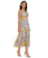 ფოტო #3 პროდუქტის Women's Sequin V-Neck Midi Dress