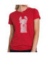 ფოტო #1 პროდუქტის Women's Premium Word Art T-Shirt - Llama