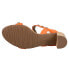 VANELi Mavis Studded Sling Back Womens Orange Casual Sandals 305558