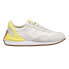 Diadora Equipe Mad Italia Lace Up Mens White, Yellow Sneakers Casual Shoes 1771