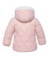 ფოტო #2 პროდუქტის Baby Girls' Soft Lining Hooded Puffer Jacket