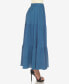 ფოტო #3 პროდუქტის Women's Pleated Tiered Maxi Skirt