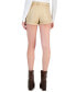 Juniors' High Rise Faux-Leather Shorts