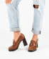 ფოტო #12 პროდუქტის Women's Ezzey Block Heel Loafers