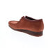 Фото #11 товара Clarks Wallabee 26162550 Mens Burgundy Nubuck Oxfords & Lace Ups Casual Shoes