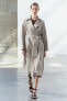 Zw collection oversize double-breasted trench coat