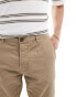 Threadbare chino shorts in stone