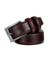 Фото #11 товара Men's Dual Loop Leather Belt, 2 pack