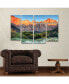 Фото #3 товара Pierre Leclerc Zion Sunrise Multi Panel Art Set 6 Piece - 49" x 19"