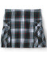 Evergreen/white plaid