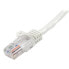 Фото #5 товара StarTech.com Cat5e Ethernet Patch Cable with Snagless RJ45 Connectors - 5 m - White - 5 m - Cat5e - U/UTP (UTP) - RJ-45 - RJ-45