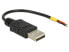 Фото #2 товара Delock 85250 - 0.1 m - USB A - USB 2.0 - Male/Male - Black