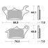 SBS P216-HM Brake Pads