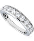 ფოტო #8 პროდუქტის Diamond Princess & Round 3-Pc Bridal Set (4 ct. t.w.) in 14k White Gold