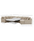 Фото #22 товара Wrenley 170" 3-Pc. Fabric Sectional Full Sleeper Cuddler Chaise Sofa, Created for Macy's