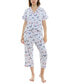 Фото #1 товара Пижама Roudelain Printed Capri Pajamas